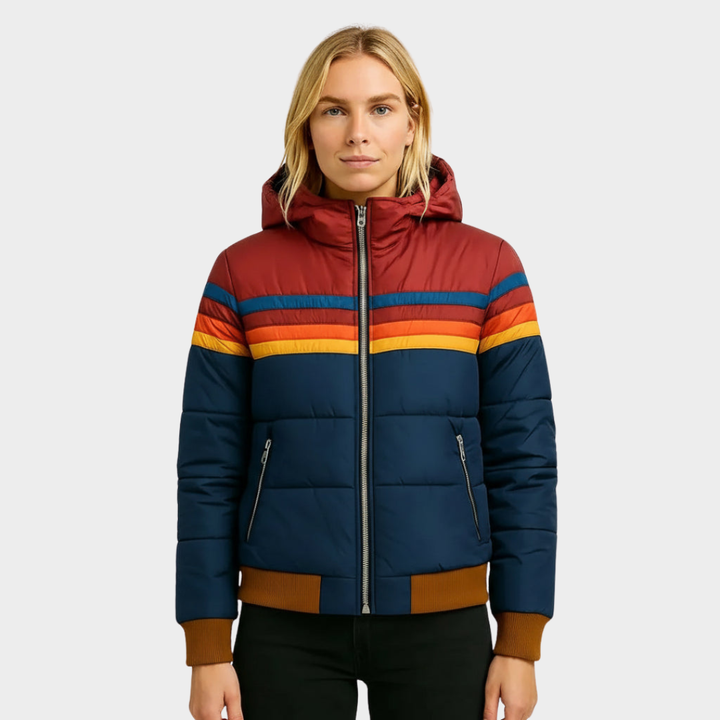 Jane | Retro Hooded Puffer Jacket