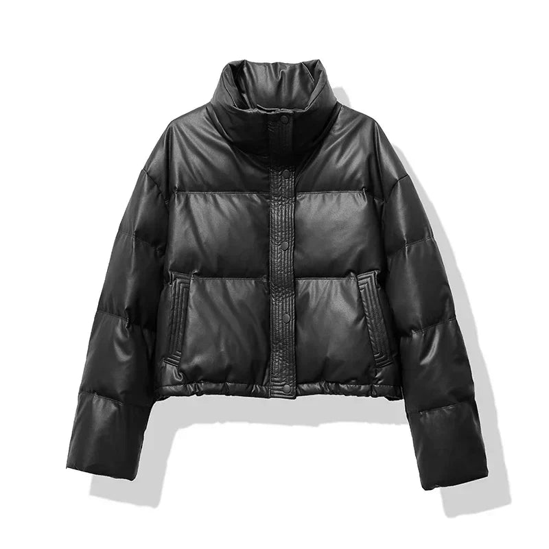 Jane | Camille Laurent Cropped Puffer Jacket