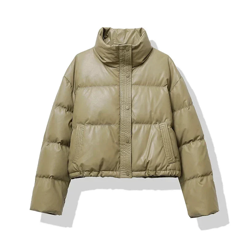 Jane | Camille Laurent Cropped Puffer Jacket