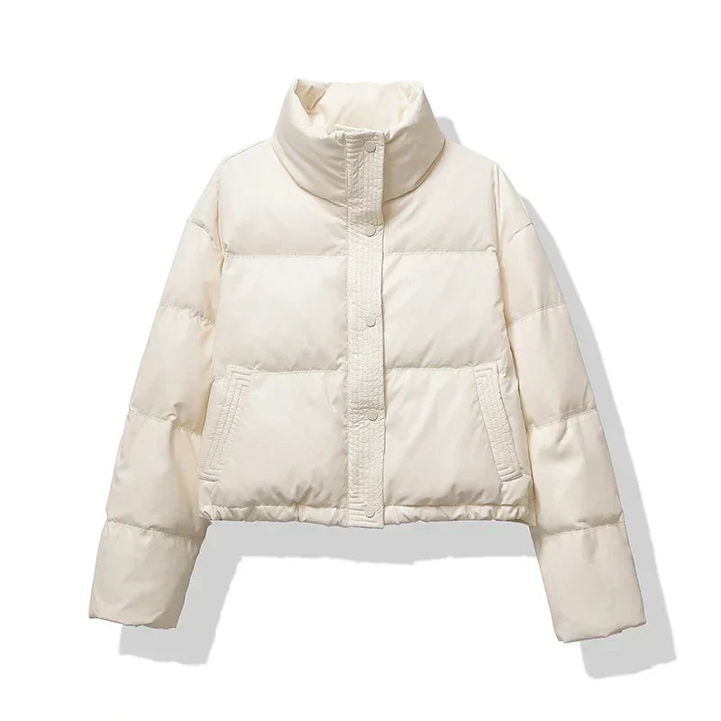 Jane | Camille Laurent Cropped Puffer Jacket