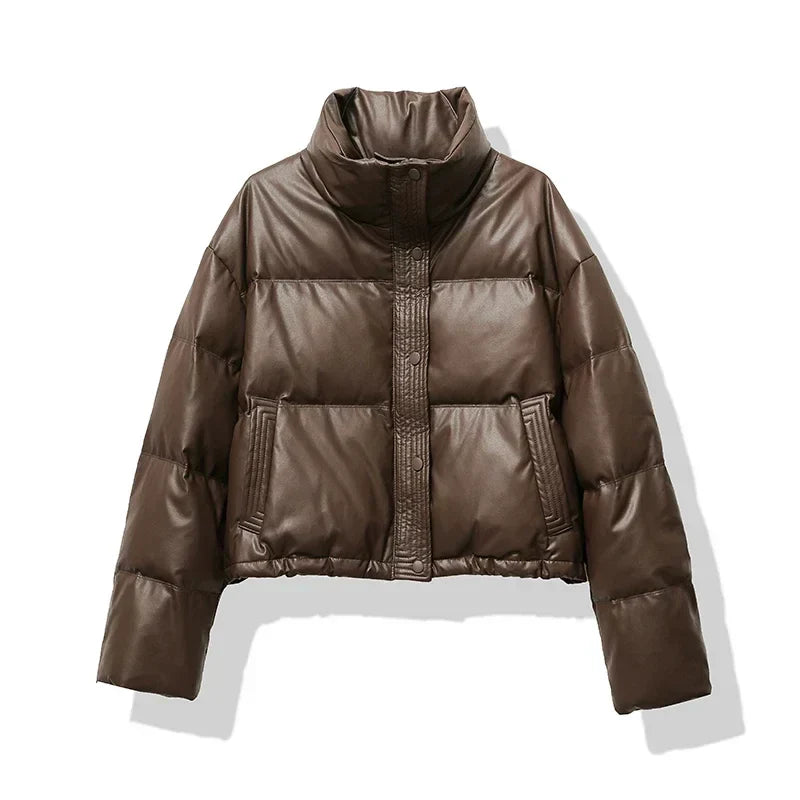 Jane | Camille Laurent Cropped Puffer Jacket