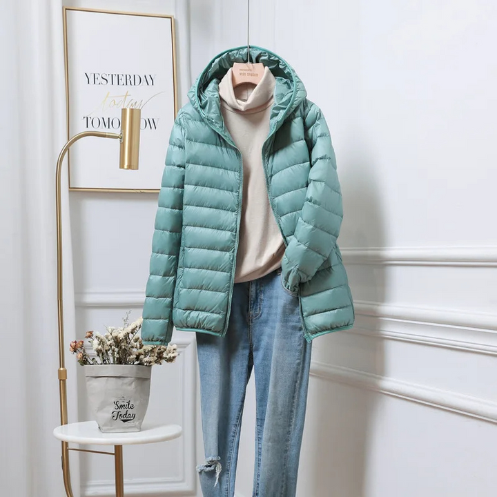 Jane | Rosalie Dupont Lightweight Hooded Puffer Jacket