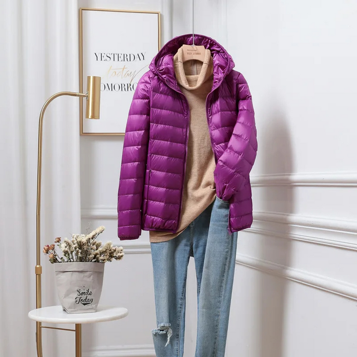 Jane | Rosalie Dupont Lightweight Hooded Puffer Jacket