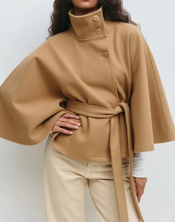 Jane | Belted Cape Coat