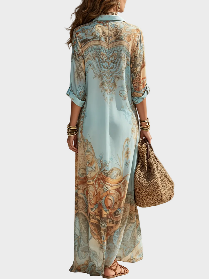 Louisa - Mediterranean Maxi Dress