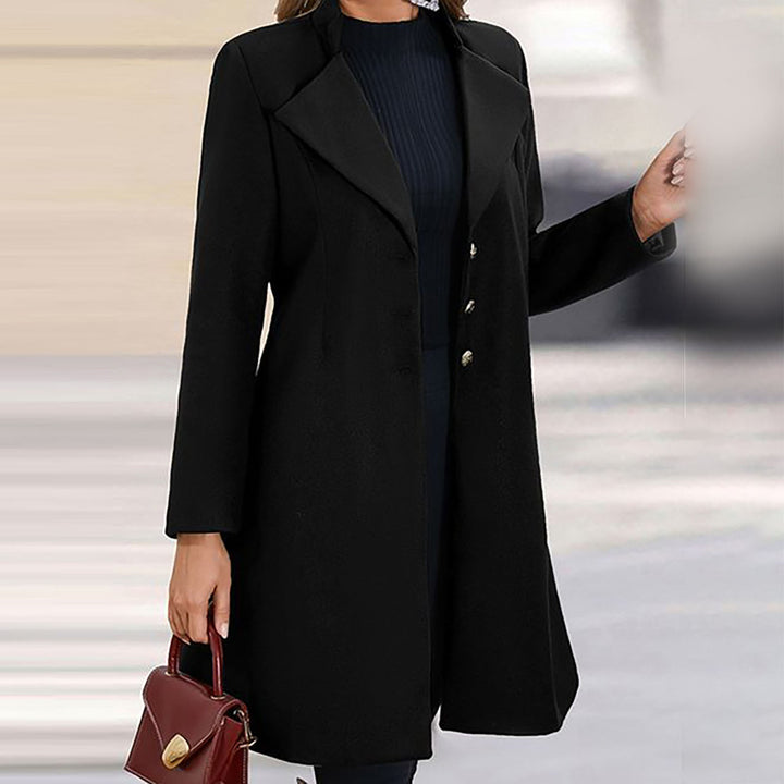 Jane | Elise Hartley Fitted Longline Wool-Blend Coat