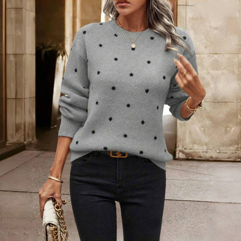 Jane | Classic Polka-Dot Sweater
