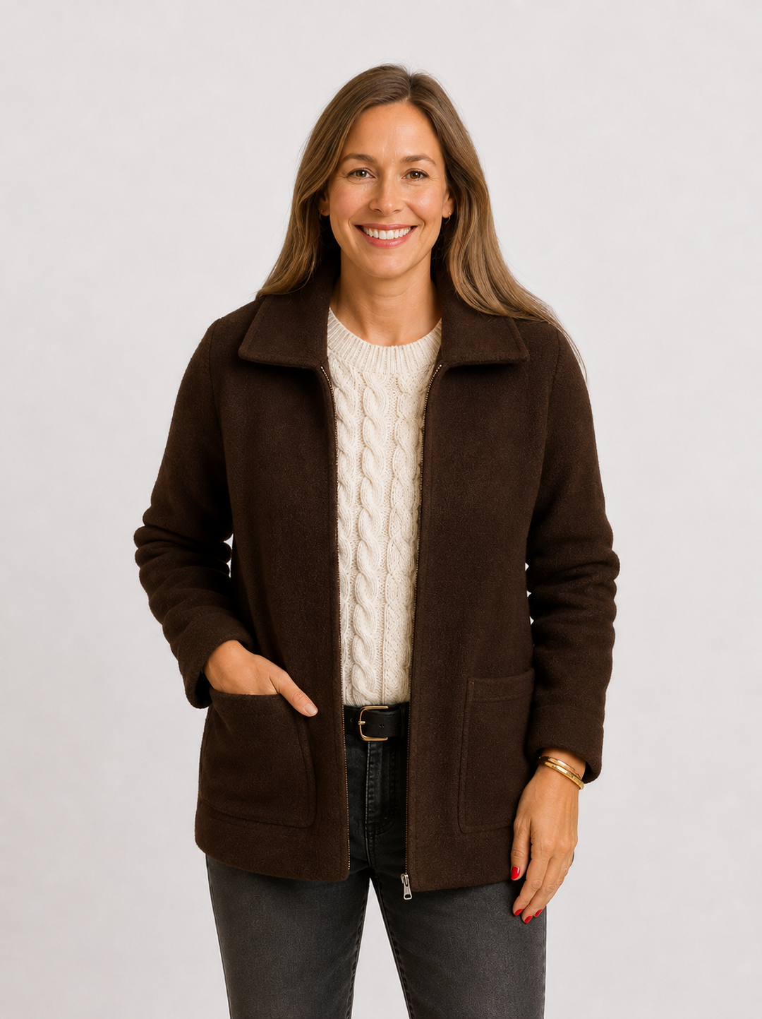Jane | Elegant Zip-Up Jacket