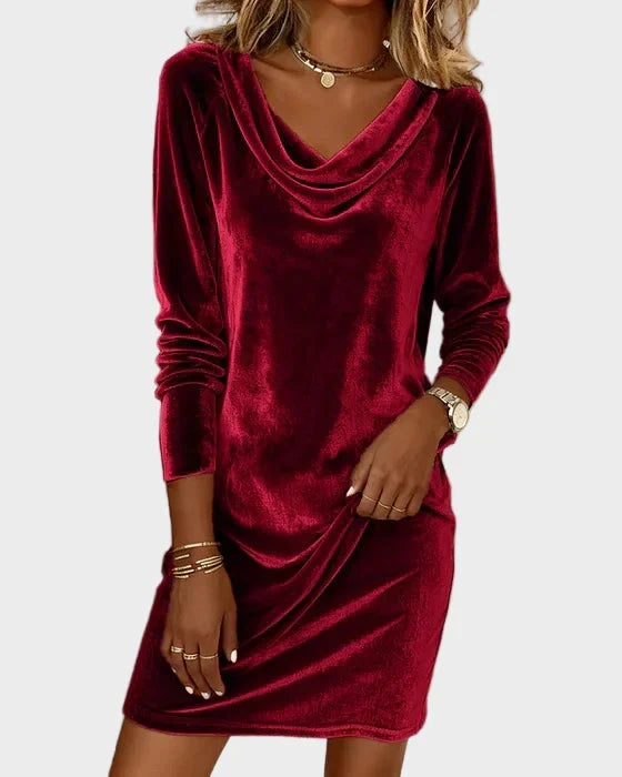 Freya - Loose Velvet Dress