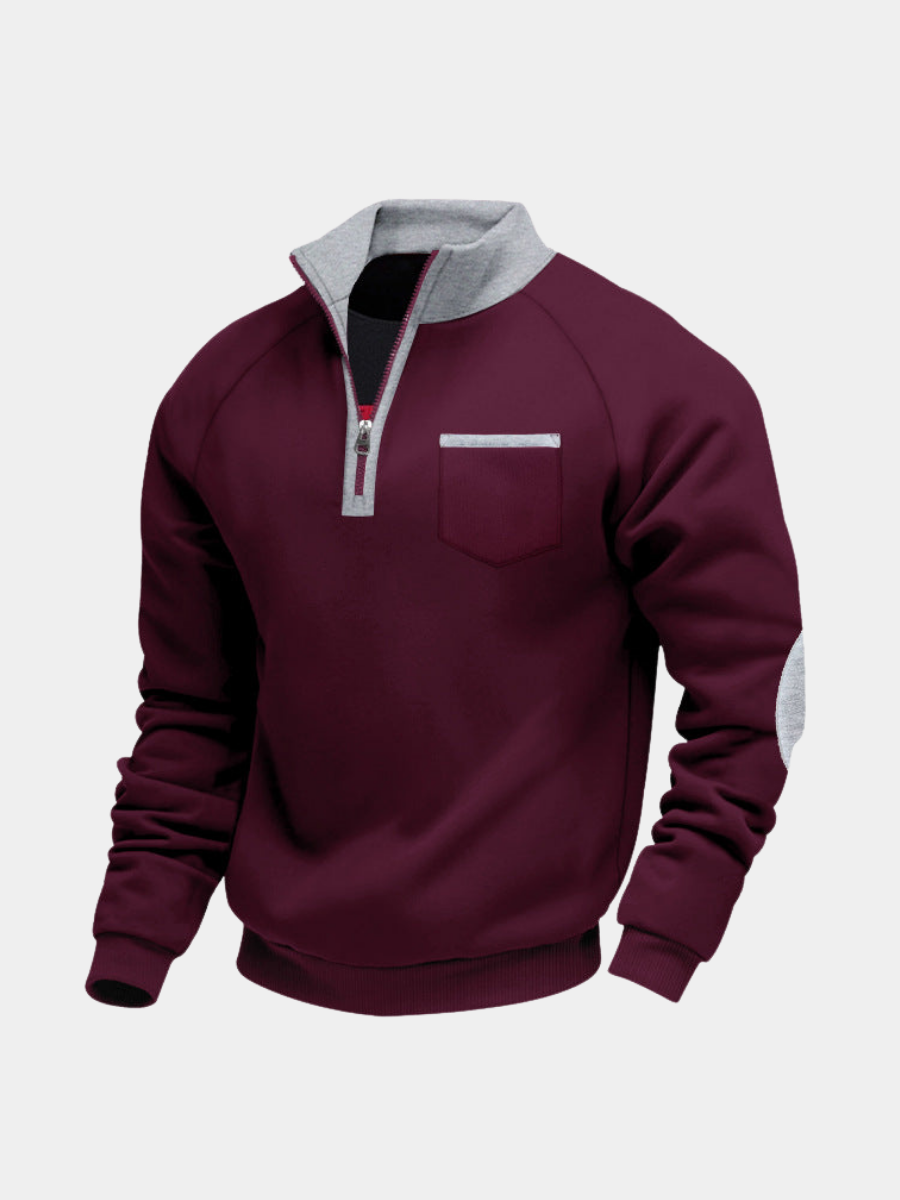 SVEA | Herren-Fleece-Half-Zip-Pullover