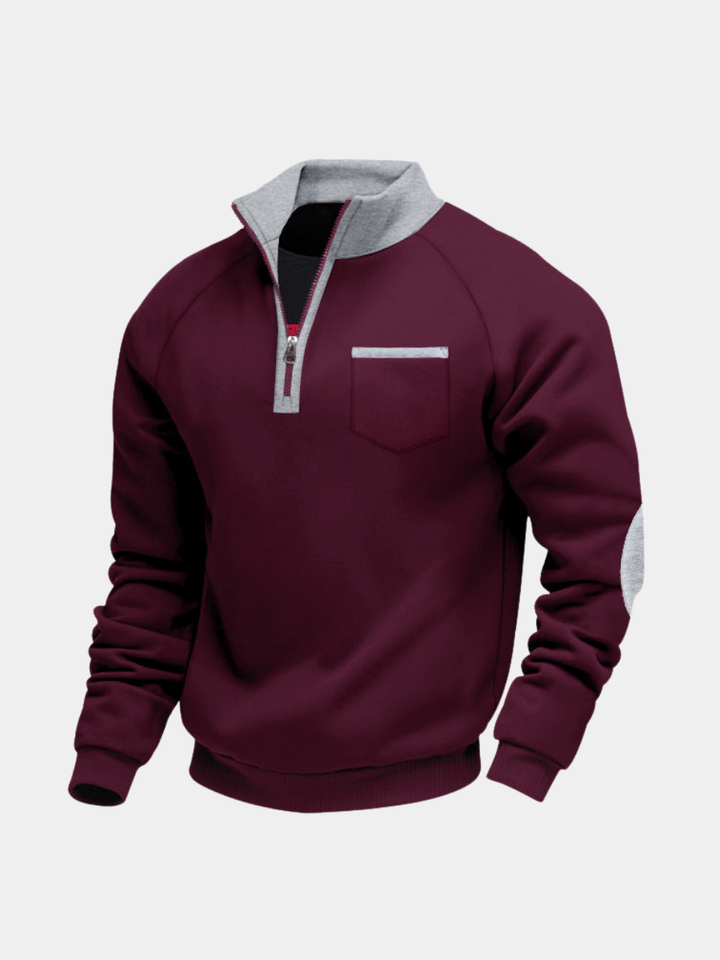 SVEA | Herren-Fleece-Half-Zip-Pullover