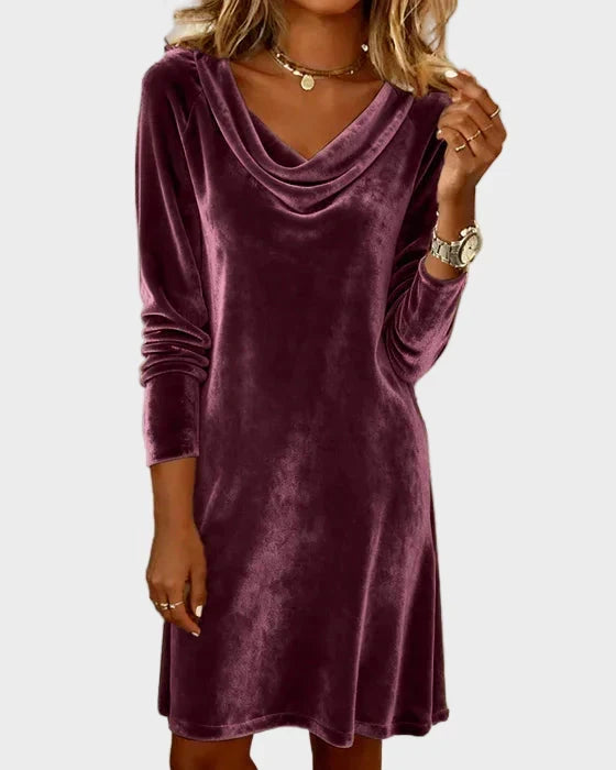 Freya - Loose Velvet Dress