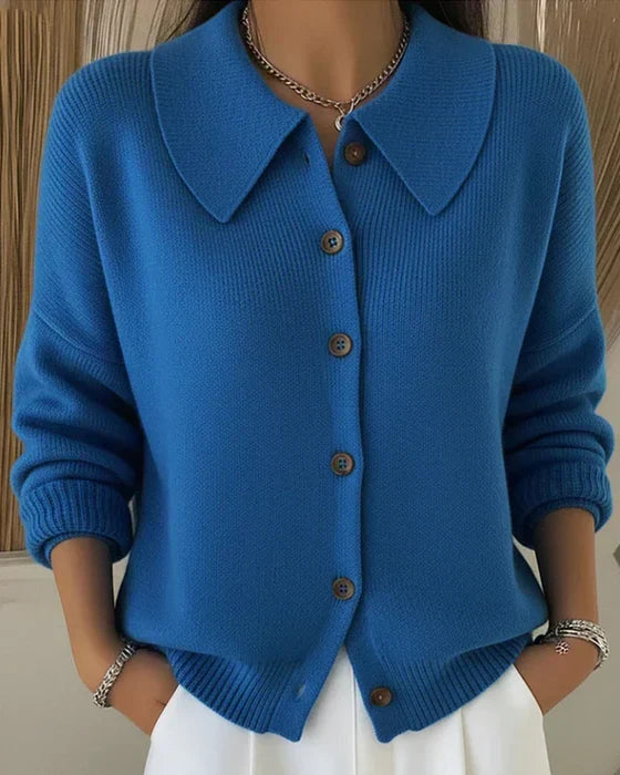 Jane | Button-Collar Cardigan