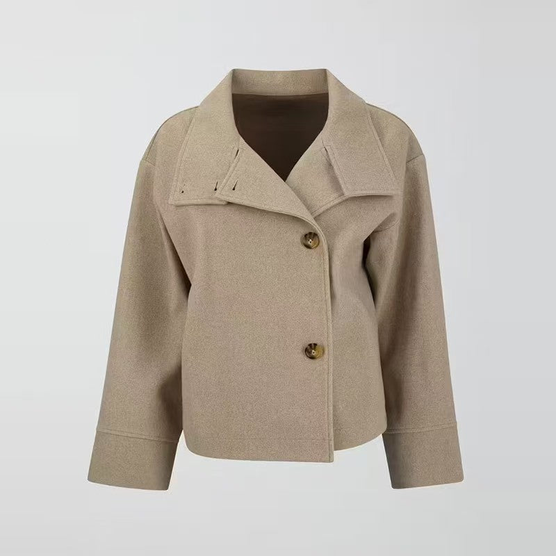 Jane | Elegant Short Wool Coat