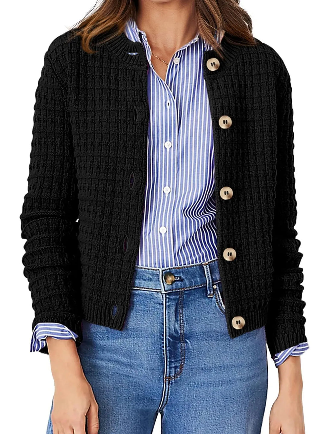 SVEA | Harper Strickjacke mit Knopfleiste