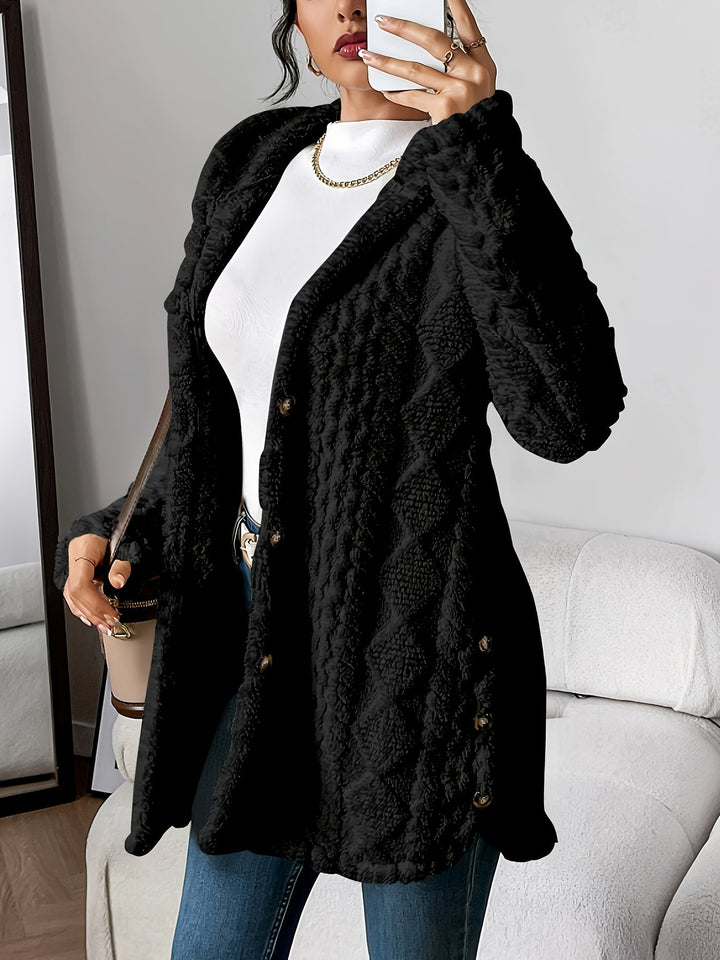 SVEA | Chloe Plüsch-Hoodie-Cardigan