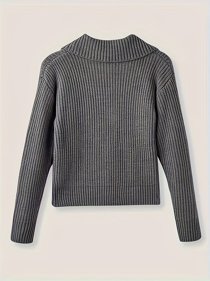 SVEA | Isla Strickjacke mit Rippstrick