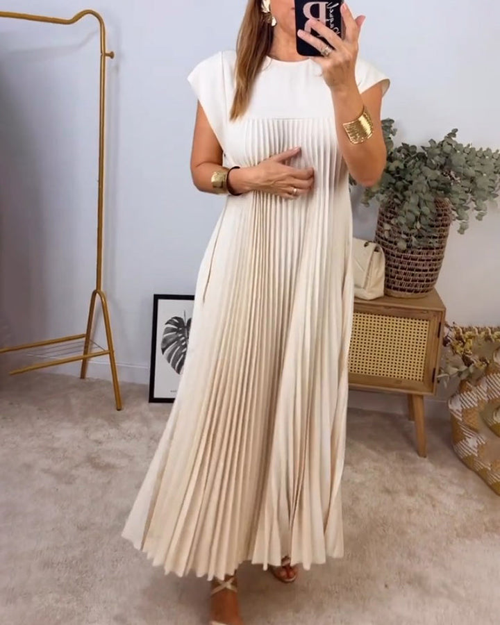 SVEA | Zeitloses & Bequemes Plissiertes Kleid