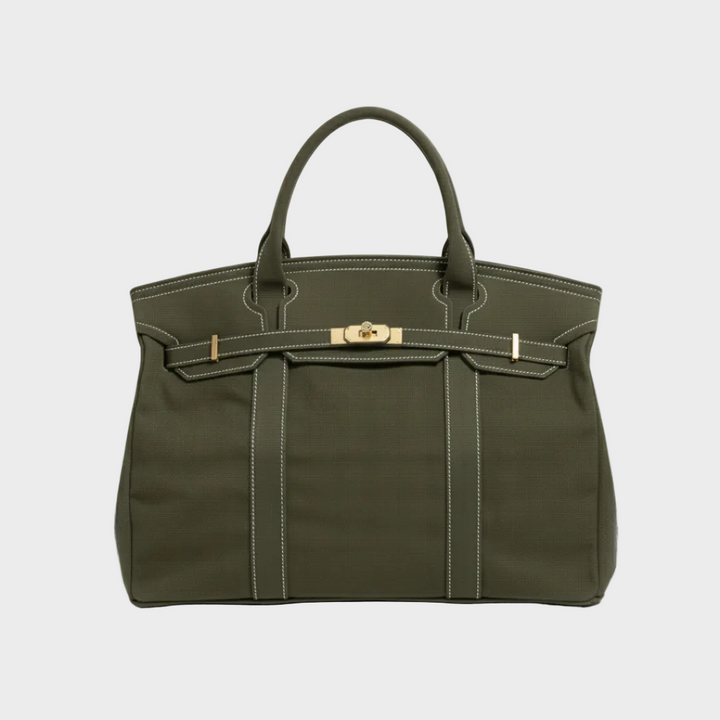 SVEA | Structured Canvas Tote with Reinforced Handles