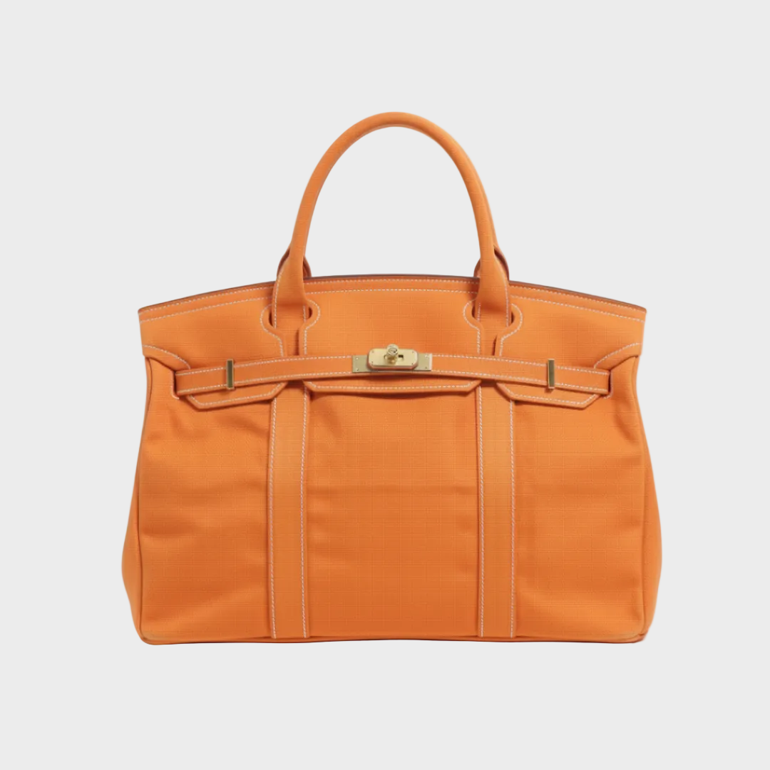 SVEA | Structured Canvas Tote with Reinforced Handles