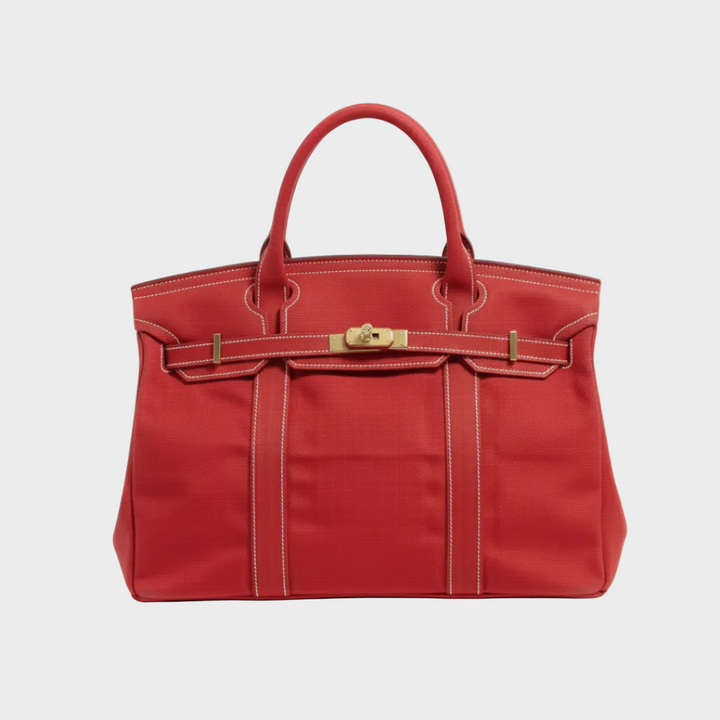 SVEA | Structured Canvas Tote with Reinforced Handles