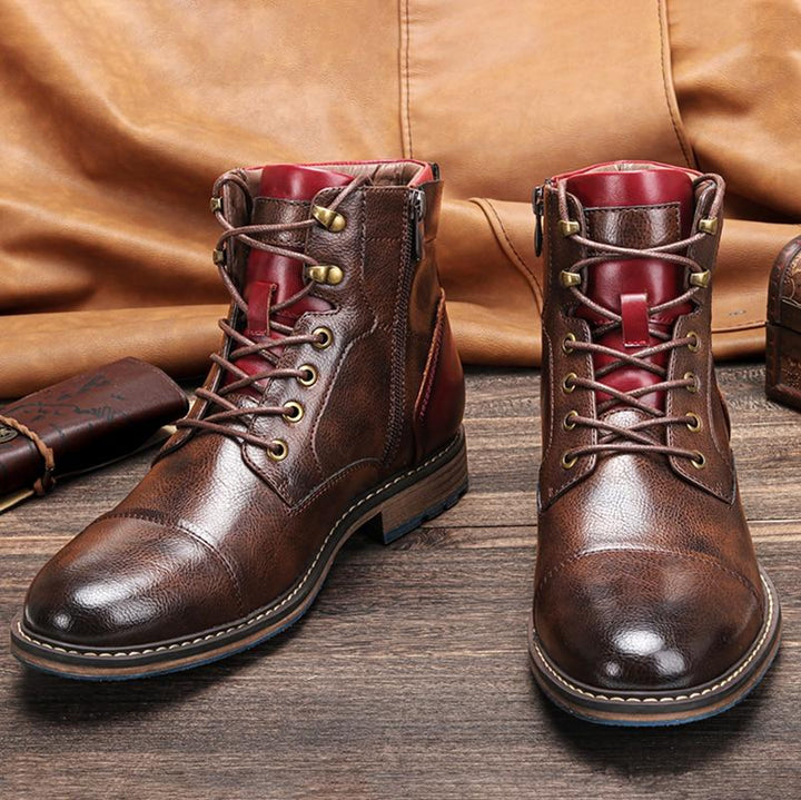 SVEA | Oxford-Stiefel aus Leder