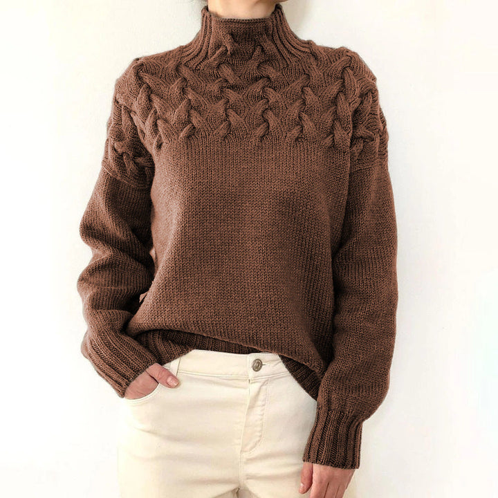 Jane | Warm Knit Turtleneck Sweater