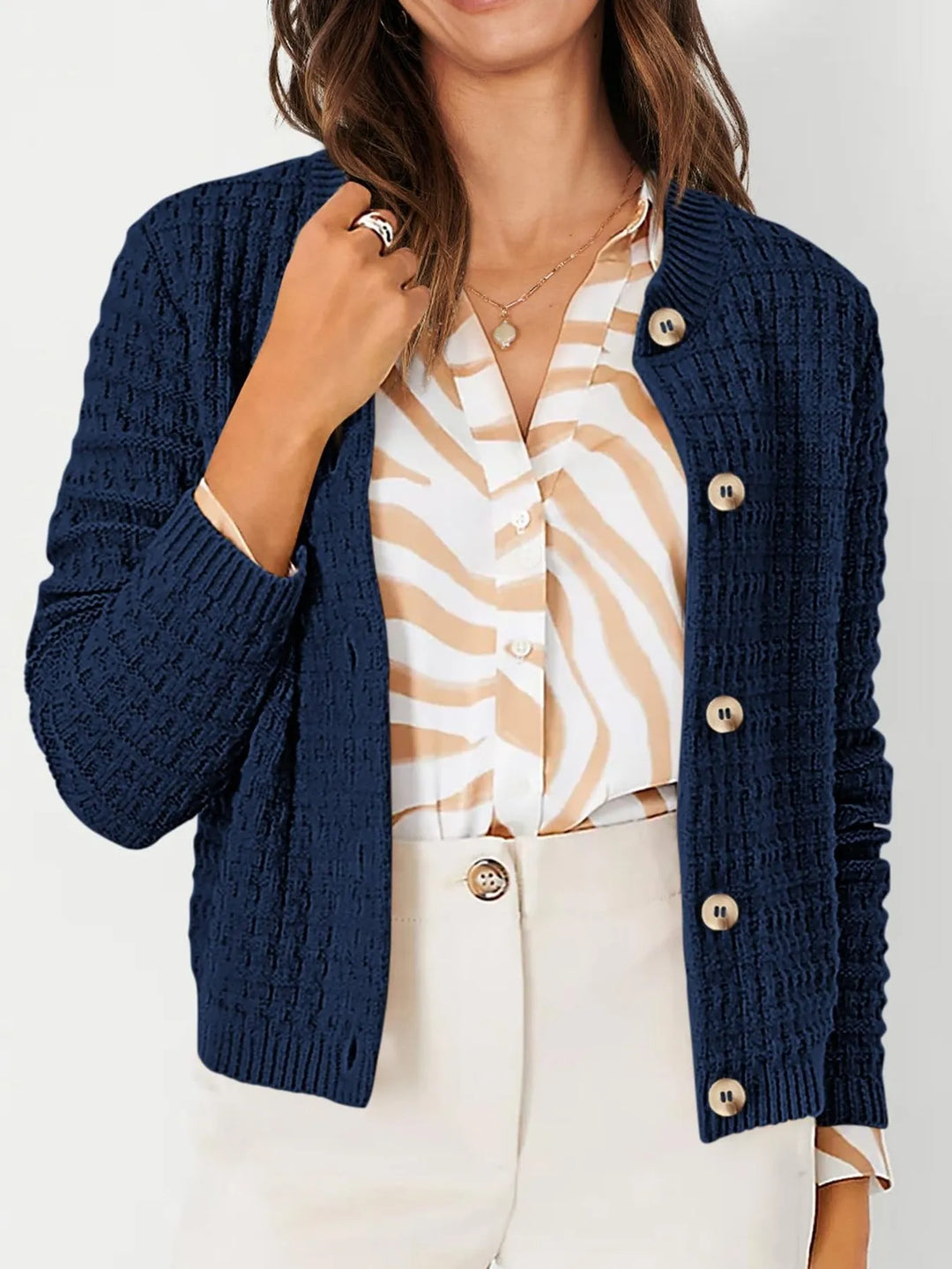 SVEA | Harper Strickjacke mit Knopfleiste