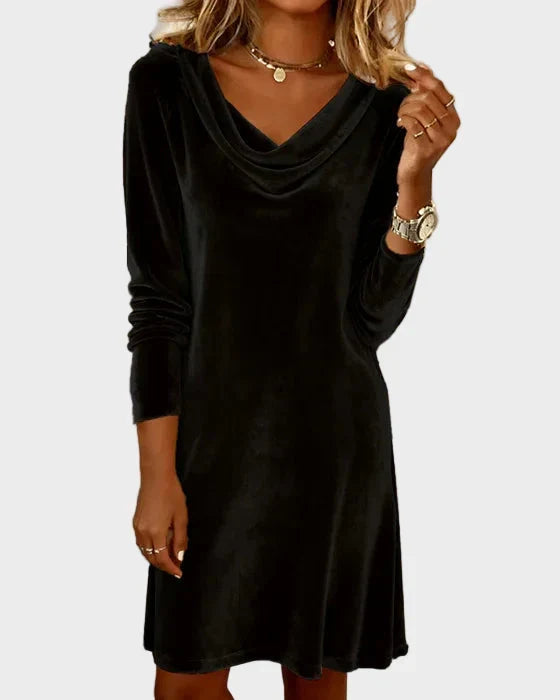 Freya - Loose Velvet Dress