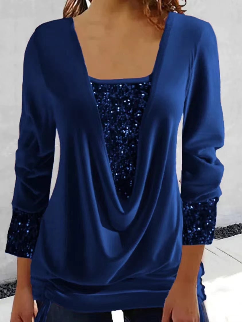 SVEA | Flaire Top aus Glitzerpailletten