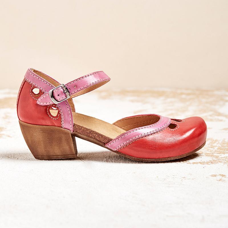 Laisy - Orthopaedic Sandals with Low Heel