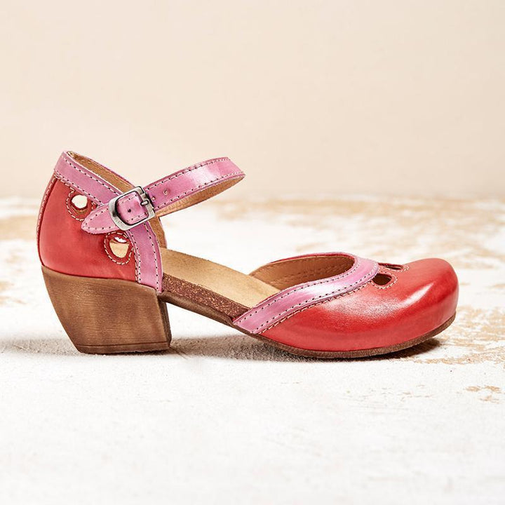 Laisy - Orthopaedic Sandals with Low Heel
