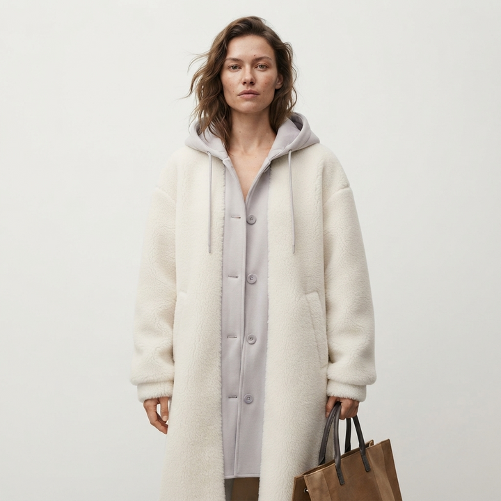Jane | Charlotte Reid Hooded Teddy Coat