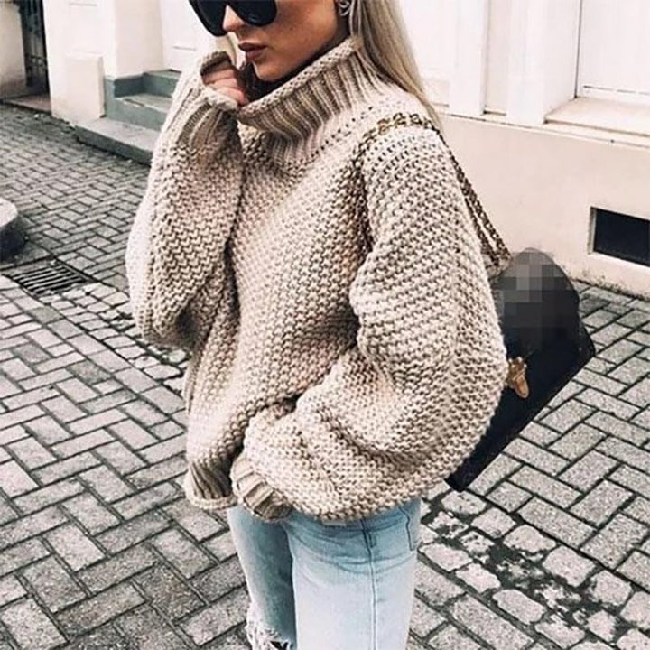 Jane | Chunky-Knit Turtleneck Sweater