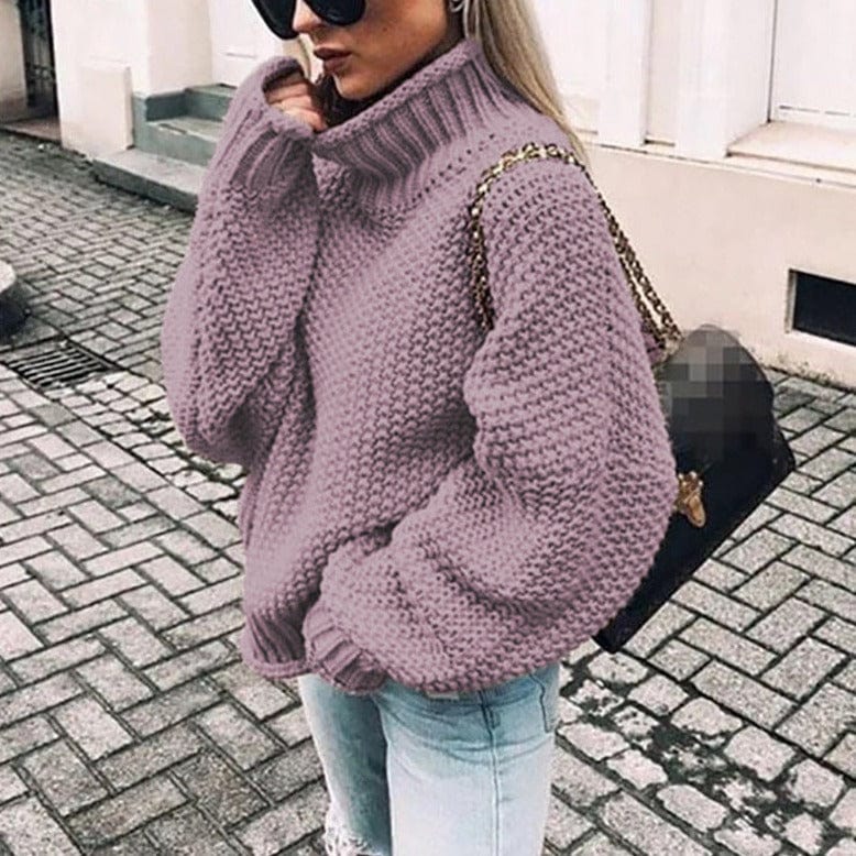 Jane | Chunky-Knit Turtleneck Sweater