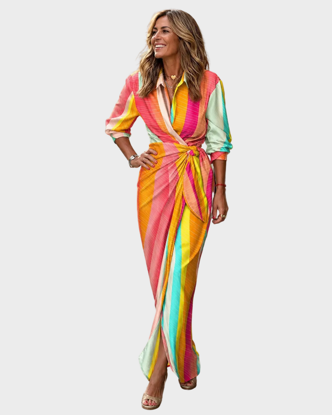 Lola - Maxi Print Dress