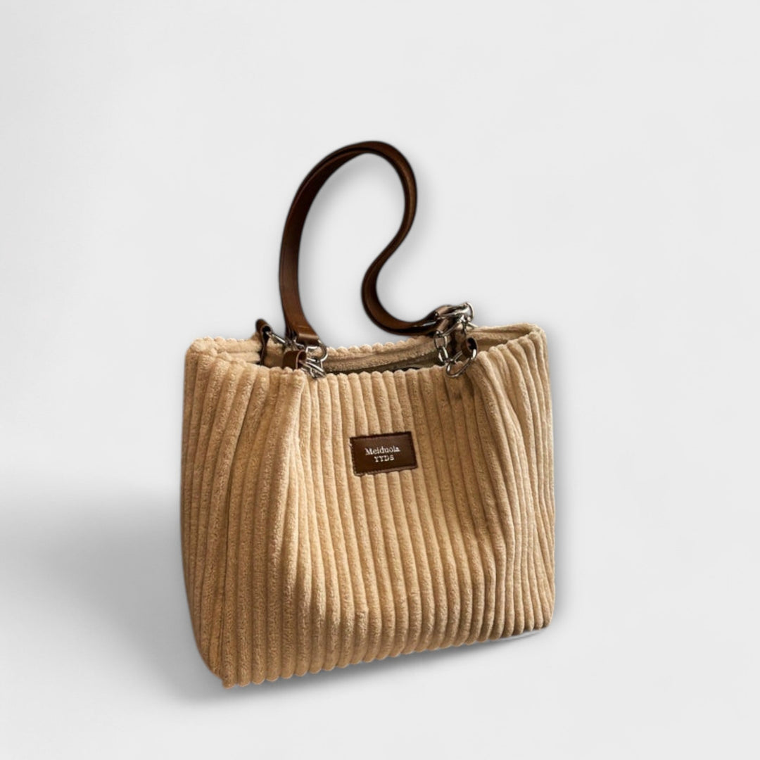 Jane | Soft Corduroy Shoulder Bag