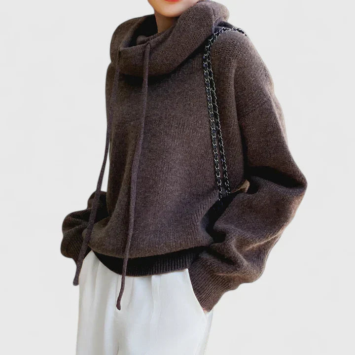 Jane | Cozy Knit Hoodie
