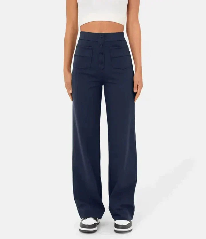 SVEA | Elastische Hose mit hoher Taille