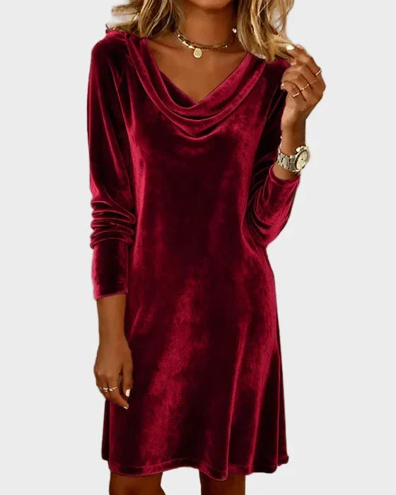 Freya - Loose Velvet Dress