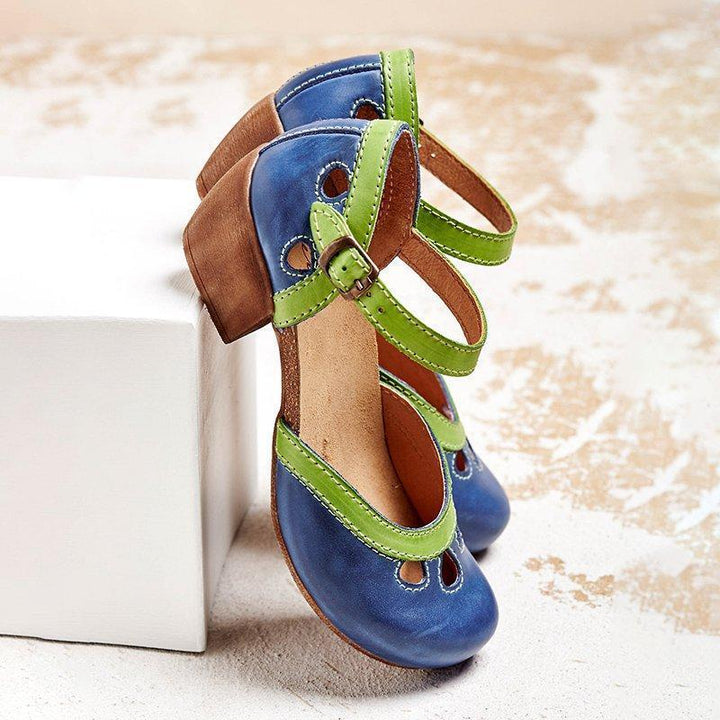 Laisy - Orthopaedic Sandals with Low Heel