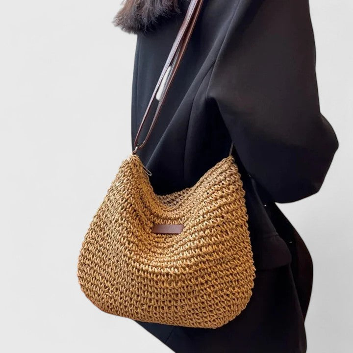 SVEA | Kathy Elegante Geflochtene Tasche