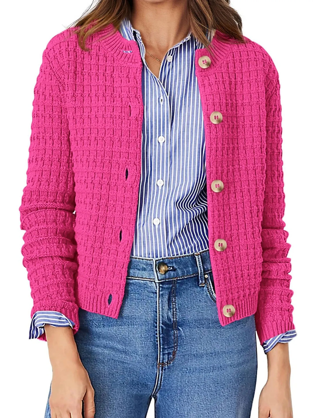 SVEA | Harper Strickjacke mit Knopfleiste