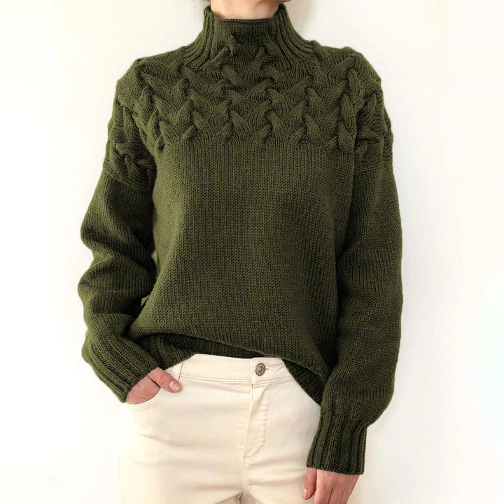 Jane | Warm Knit Turtleneck Sweater