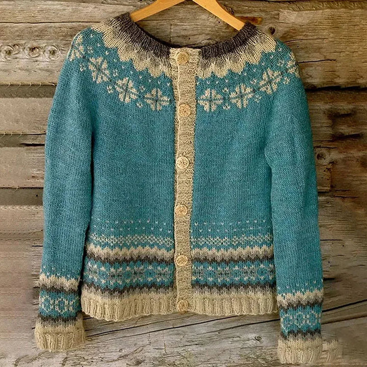SVEA | Allaira Vintage Isländischer Cardigan