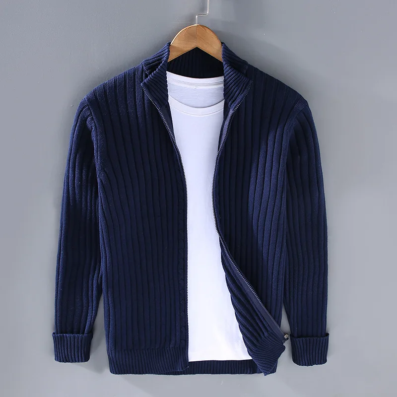 SVEA | Lässige Zip-Up Strickjacke