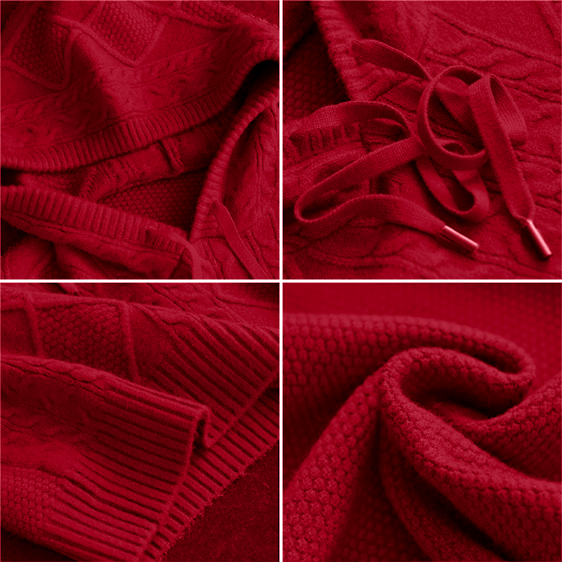 Jane | Cable-Knit Hoodie