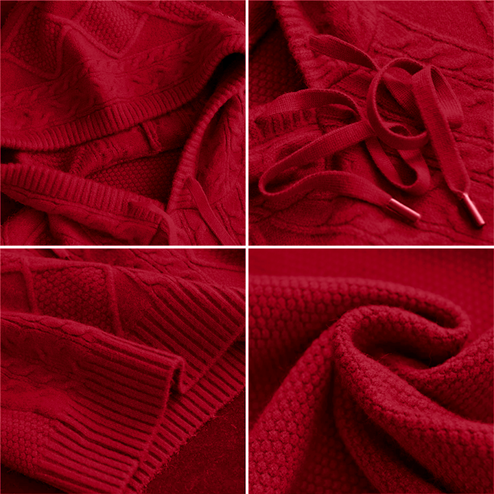 Jane | Cable-Knit Hoodie