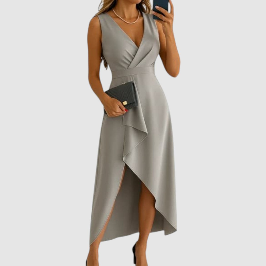 Valerie - Elegant Wrap Dress with V-Neck