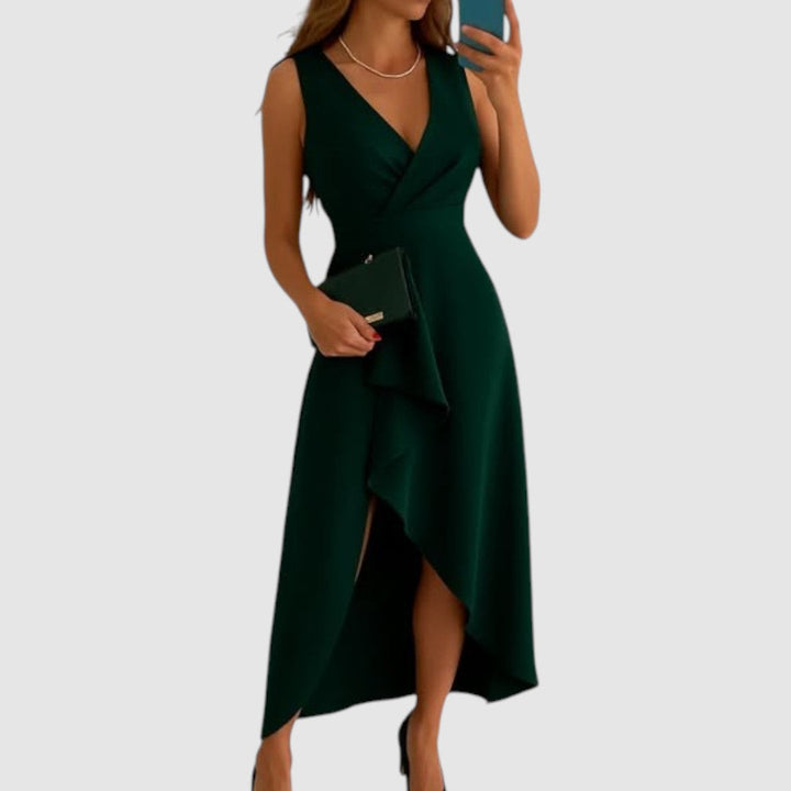 Valerie - Elegant Wrap Dress with V-Neck